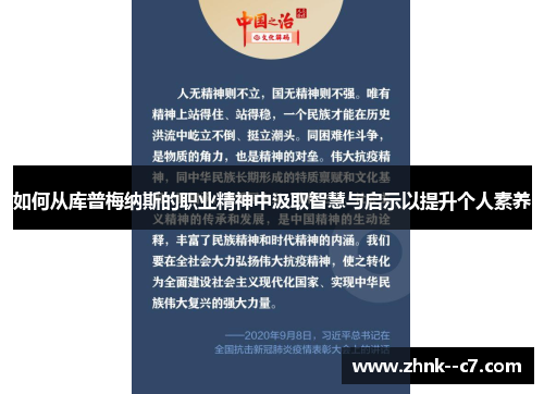 如何从库普梅纳斯的职业精神中汲取智慧与启示以提升个人素养